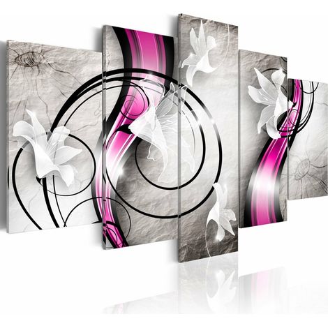Tableau danse de lys - 200 x 100 cm (1/4)