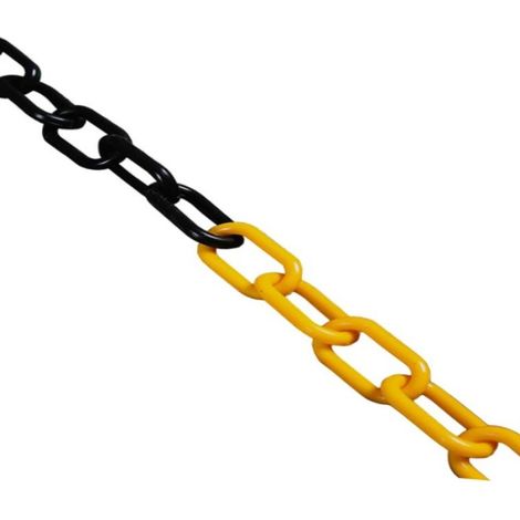 Chaîne en plastique jaune-noir 629 mm, bobine de 25 Mo - 25,0 Mo - LAN TW 629Z