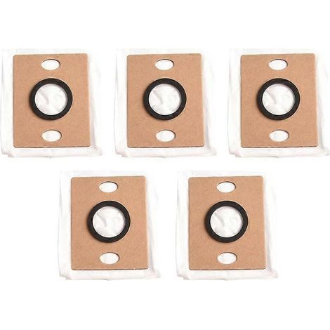 Lot de 5 sacs à poussière de rechange pour aspirateur robot ILIFE V9 Pro à vidage automatique