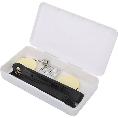Kit de réparation de pneu de vélo : outil de réparation de crevaison, démonte-pneu, rustine, râpe, aiguille à gaz (1/5)