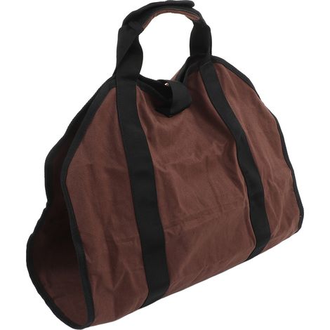 Sac de Transport en Tissu Oxford Grande Capacité pour Bois, Portable et Résistant pour Usage Intérieur/Extérieur