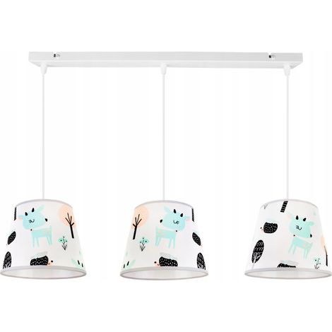 LAMPADA A SOSPENSIONE PER BAMBINI A SOFFITTO LOFT, PARALUME BAMBI