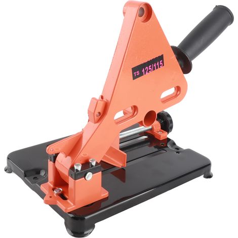 Support de meuleuse d'angle en alliage d'aluminium, support de machine de découpe modifié, support de meulage, base de support, porte-outil en métal et bois pour meuleuses de type 115 - 125 mm, travai (1/5)