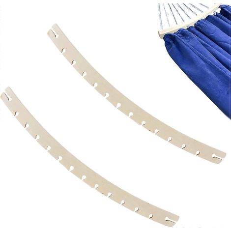 Barres d'écartement détachables pour hamac 2 pièces arquées 14 trous, barres transversales de rechange pour poteaux de balançoire 50 cm stables (1/5)