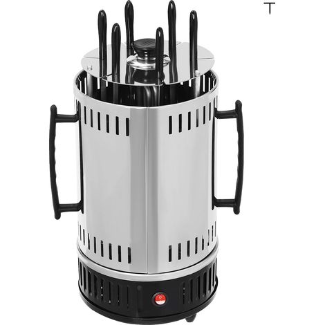 Gril Électrique Vertical, Puissance 1000W, Température de Chauffage 400-500℃, Bac à Huile (1/2)