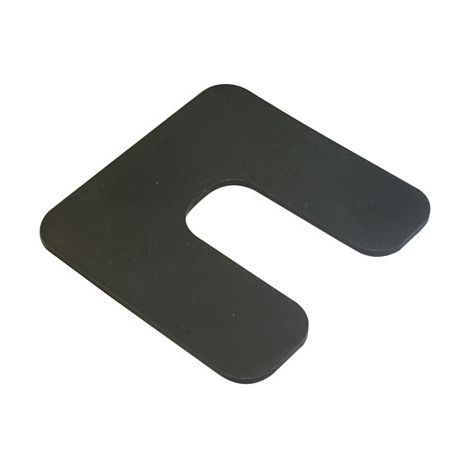 Moncoffrage – Cale plastique de réglage forme U 70x70 mm – Épaisseur 2 mm – Sac de 125 cales – Ajustement précis pour béton et bois