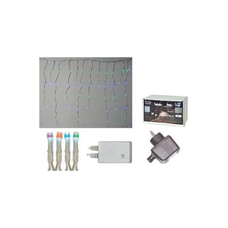 TENDA SFALSATA 150 LED MULTICOLOR PER ESTERNO CON GIOCO LUCI mt.5 + 2,7 x 0,9