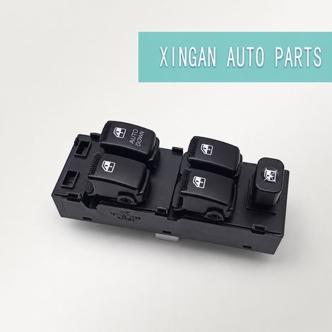93570-1C500 window regulator switch for Getz Hyundai Matrix right-hand drive vehicles (1/4)