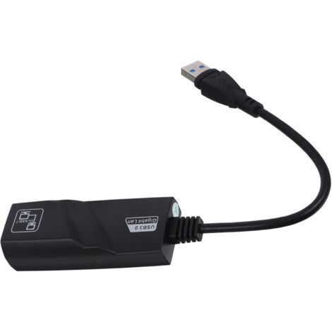 Adaptateur USB Ethernet Gigabit sans Carte Réseau Compatible Pc Portable Bureau Installation Rapide et Simple-Karteo (1/5)