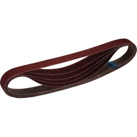 Draper 08701 Cloth Sanding Belt, 25 x 762mm, 180 Grit, Pack of 5