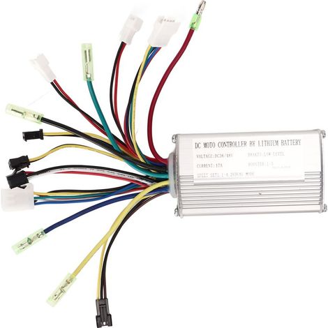 Contrôleur de Moteur 36V 48V 17A pour Vélo Électrique avec Batterie Lithium et Câblage (1/5)