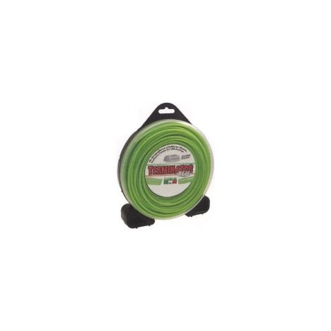 Filo TERMINATOR decespugliatore verde diametro quadro 4,0 mm lunghezza 30 mt