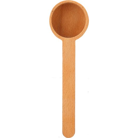 Cuillère à mesurer en bois pour grains de café, cuillère de cuisine pour lait, sel, sucre (1/4)