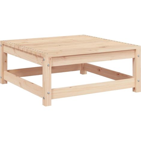 Repose-pied de jardin,Tabouret de jardin avec coussin Pin massif CFW34094 (1/5)