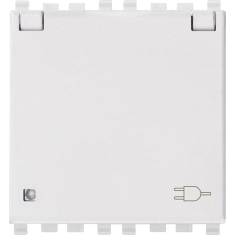 VIMAR - 20212.C.B Presa SICURY 2P+T 16A FR + coper. bianco