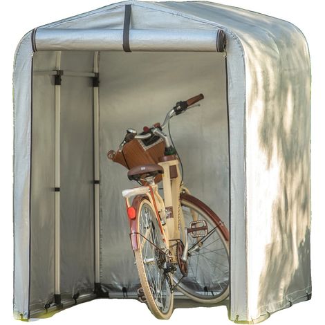 Garage à vélos, Résistant aux intempéries, Design spacieux, 120x163x176cm (1/2)