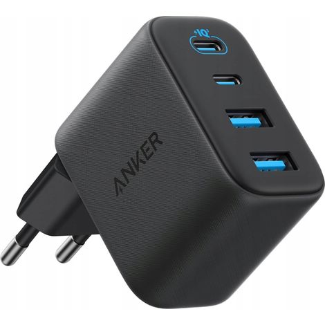 Chargeur mural rapide Anker Zolo 50 W USB-C, 4 ports : 2 ports USB-C et 2 ports USB-A (1/5)