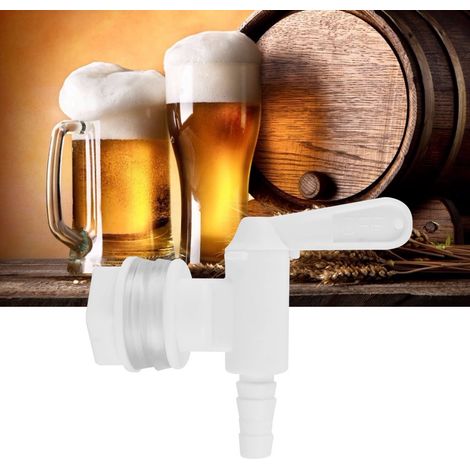 3/8" weißer Kunststoff-Bierbrau-Eimer-Zapfhahn für die Heimbrauerei (1/5)