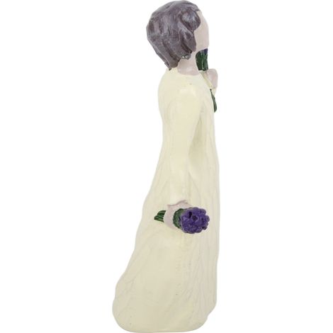 Willow Girl-Statue, handbemalte Harzfigur, Brautjungfernskulptur, handgefertigter Schmuck (1/5)