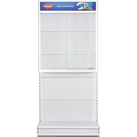 KNIPEX 00 19 30 VIT Vitrine pour la présentation des produits pour montage sur plaques perforées 400 mm