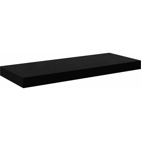 Maison Exclusive - Schweberegal Hochglanz-Schwarz 60x23,5x3,8 cm (1/5)