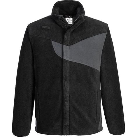Forro Polar PW2 - Comodidad y Estilo / Negro Gris / M