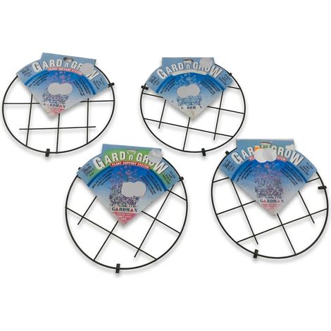 Lot de 4 - GARDMAN - Supports de plantes circulaires - 30cm - Système interchangeable - Idéal bordures - Voir photos (1/2)
