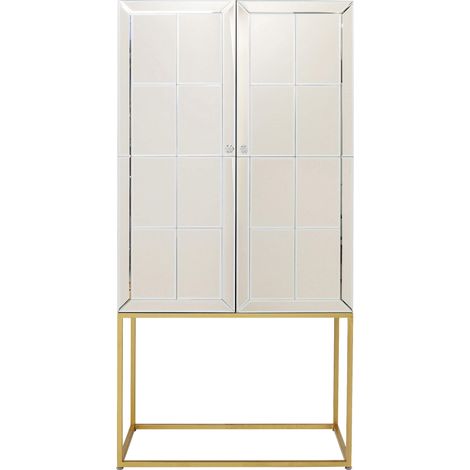 Kare Luxury Champagne Armadio Bar, Beige (Argento), 181 x 89 x 47 cm (1/5)