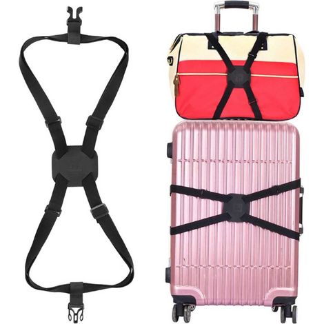 Sangle de bagage réglable pour attacher solidement les bagages pendant les voyages un accessoire réutilisable pour les transports quotidiens.-AquaForge (1/5)