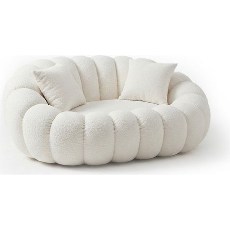 Sofa Nube 3 Plazas Bonn 180cm, Beige (1/5)