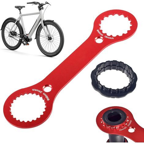 Outil Centerlock, clé à disque de frein, clé pour boîtier de pédalier, outil pour boîtier de pédalier. Pour DUB/TL-FC32/TL-FC25/TL-FC24, pour la réparation de vélos. (1/5)