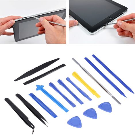 Set aus 16 Hebeln zum Öffnen von iPhone-Hüllen und zum Zerlegen von iPads, inklusive Werkzeugen und Hebeln für LCD-Bildschirme. (1/5)