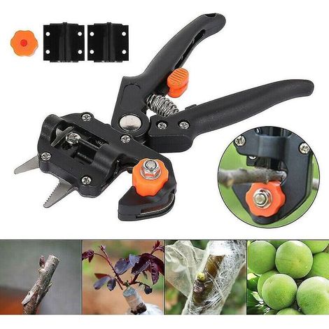 Ciseaux de greffage de jardin outil de coupe de greffage sécateurs d'arbres fruitiers (1/4)