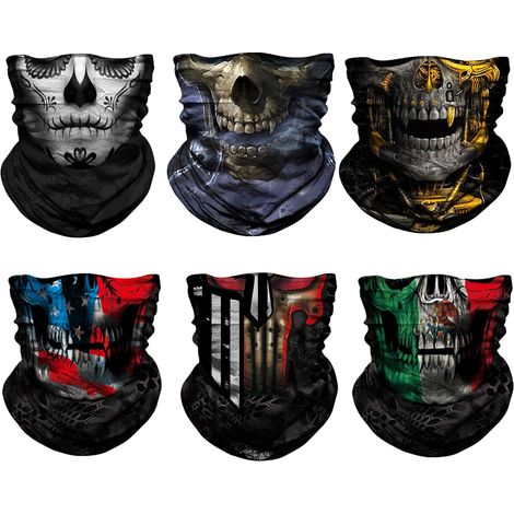 Ensemble de 6 pièces comprenant un cache-cou pour femme, un masque de sport pour homme, une serviette de visage multifonctionnelle et magique. (1/5)