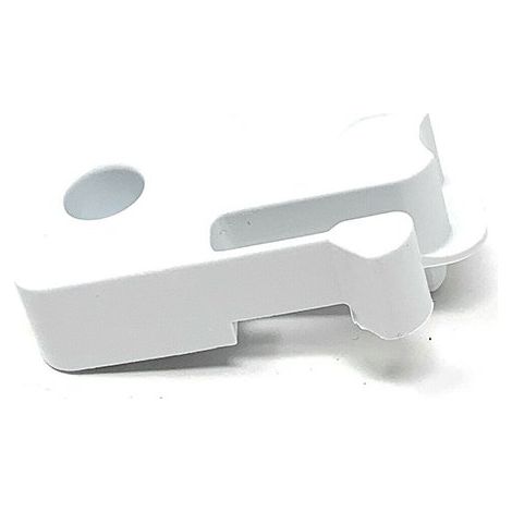 Whirlpool – Charnière de volet droit pour congélateur – Pièce détachée incluse – Largeur 10cm – Longueur 15cm – Acier inoxydable