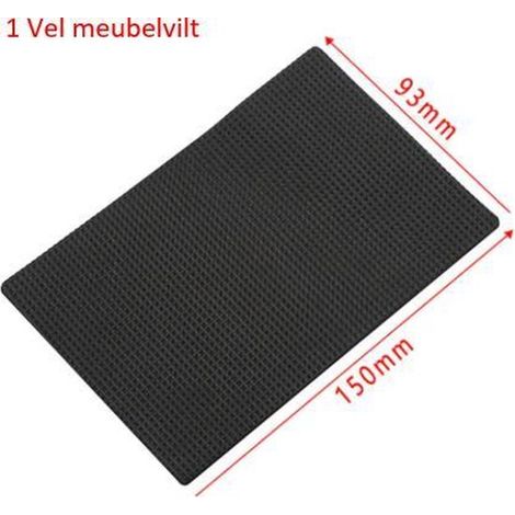 Feutre adhésif pour meubles - Sous-verres / patins en feutre - Feuille autocollante - Protection sols et meubles (1/3)
