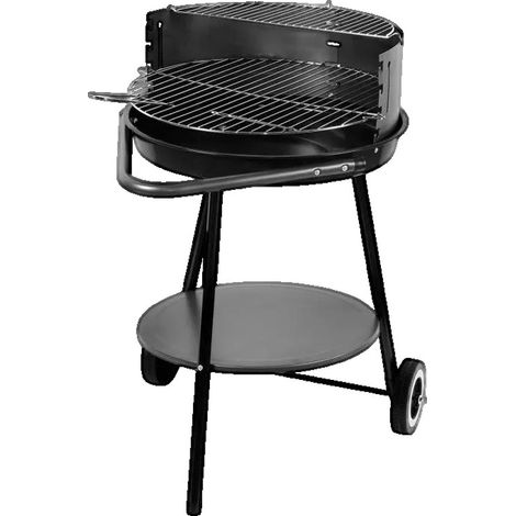 Parrilla redonda con asador giratorio MASTER GRILL de 49 cm MG911