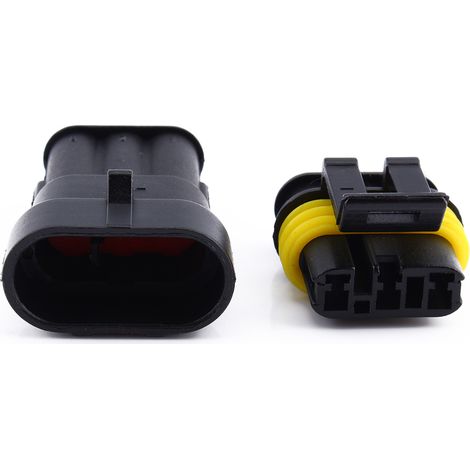 Wasserdichter elektrischer Stecker mit 1, 2, 3, 4, 5 oder 6 Pins für Pkw und Lkw (1/5)