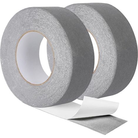 Lot de 2 rouleaux de ruban adhésif autocollant pour plaques alvéolaires - 5 cm x 25 m - Protection contre l'humidité et la poussière - Pour plaques de serre, plaques à double alvéolaire, plaques en (1/5)