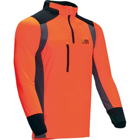 PSS Funktionsshirt X-treme Skin Langarm, Orange/Grau Größe 3XL