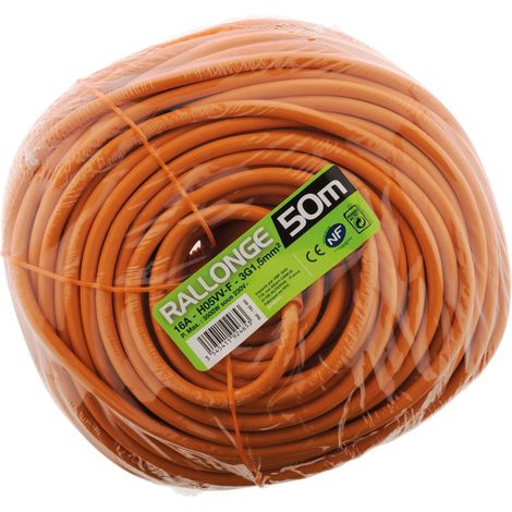 Verlängerungskabel Ho5VV-F 3G1,5mm² Orange Länge 50 Meter