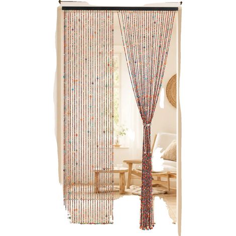 Bambusvorhang, Bohemian Stil, 52 Stränge, MULTI (1/2)