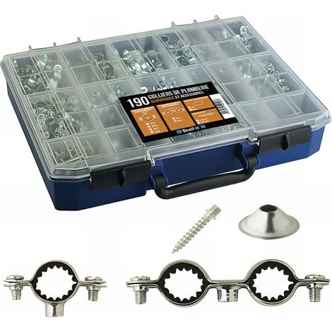 En coffret 200 colliers de plomberie isophoniques COF-SANCSI (1/7)