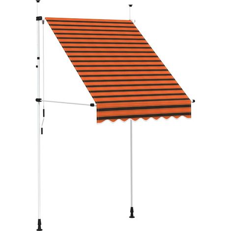 Maison Exclusive - Einziehbare Markise Handbetrieben 150 cm Orang