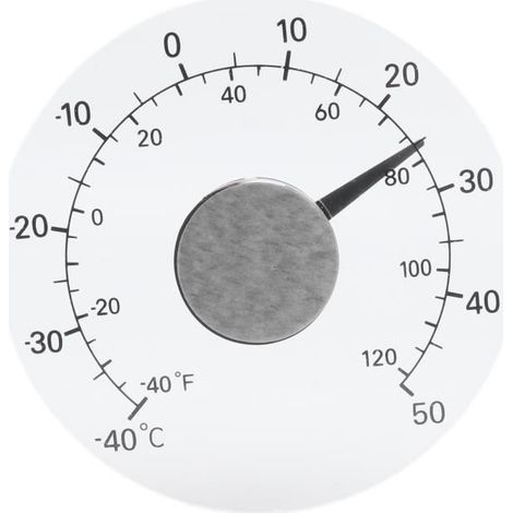 Thermomètre - Transparent - Adhésif - Étanche - Portable - Mesure de température extérieure (1/4)