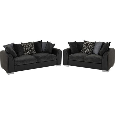 Millie 3+2 Sofa Set - L87 x W85 x H206 cm - Dark Grey