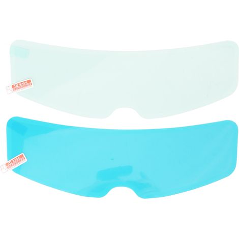 Eosnow 24,5 cm/9,6 in Motorrad Helm Regendicht Anti-Beschlag Visier Film Set Innen Außen Hohe Transparenz Universal