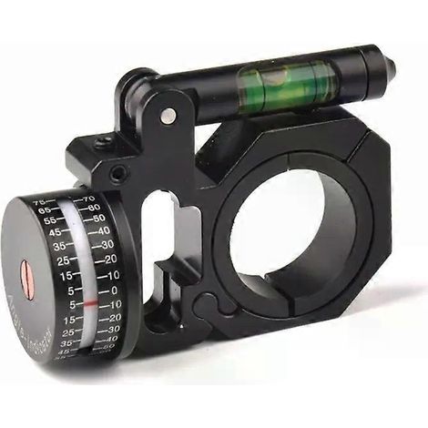 Hochpräzises Winkel-Kosinus-Anzeigeset mit Wasserwaage, passend für 1-Zoll/30-mm-Zielfernrohrmontagen, leichtes Metall (1/4)