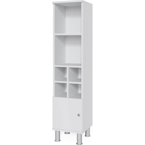 Midischrank Fynn, Weiß, 30 x 130.6 cm kleine Tür, Vicco