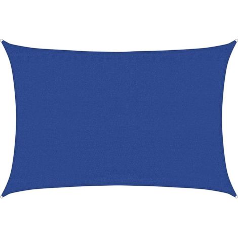 Maison Exclusive - Sonnensegel 160 g/m² Rechteckig Blau 3,5x4,5 m